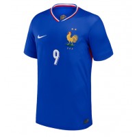 Camisa de Futebol França Olivier Giroud #9 Equipamento Principal Europeu 2024 Manga Curta